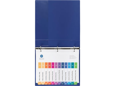 Avery Jan-Dec 12 Tab Dividers for 3 Ring Binders, Customizable Table of Contents, Multicolor Tabs, 6 Sets (11830)